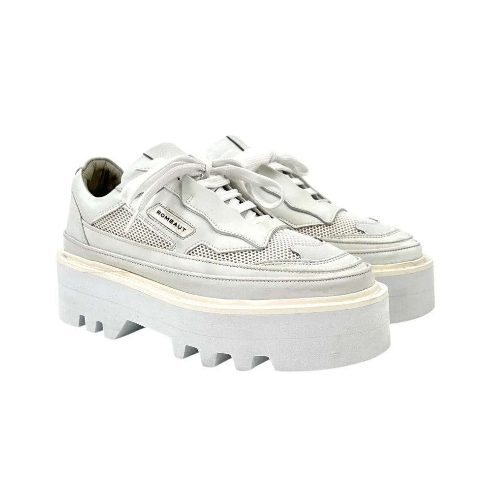 Rombaut Protect Hybrid White Chunky Platform Sneakers sz 41 - Picture 2 of 15